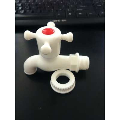 pvc /pp bibcock water tap faucet with plastic washer and nut (BD-36)